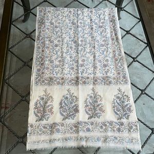 Club Monaco wool printed scarf.